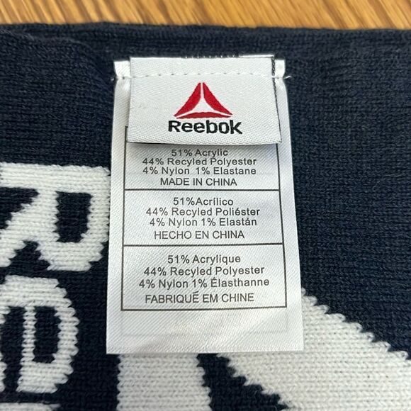 Reebok Navy Rally Scarf With Logo - Picture 5 of 5